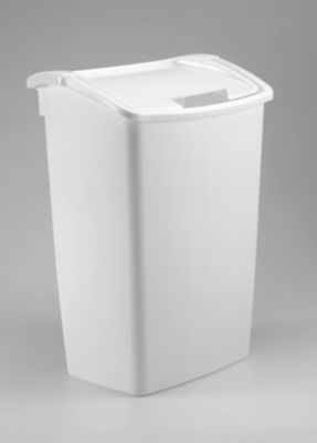 Dual Action Swing Top Trash Can - US 7074