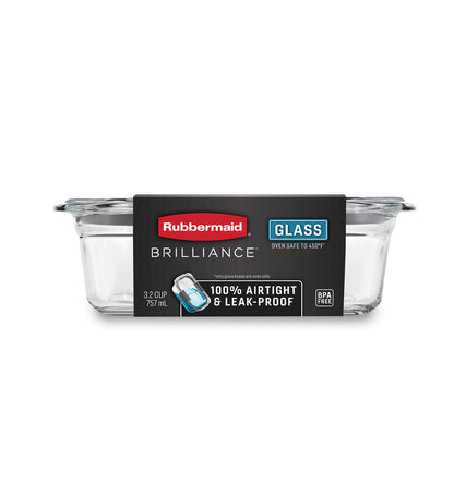 Brilliance™ Glass Food Storage Container, Medium Rectangle - US 4369