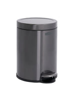 Stainless Steel Round Step-On Trash Can - US 9565