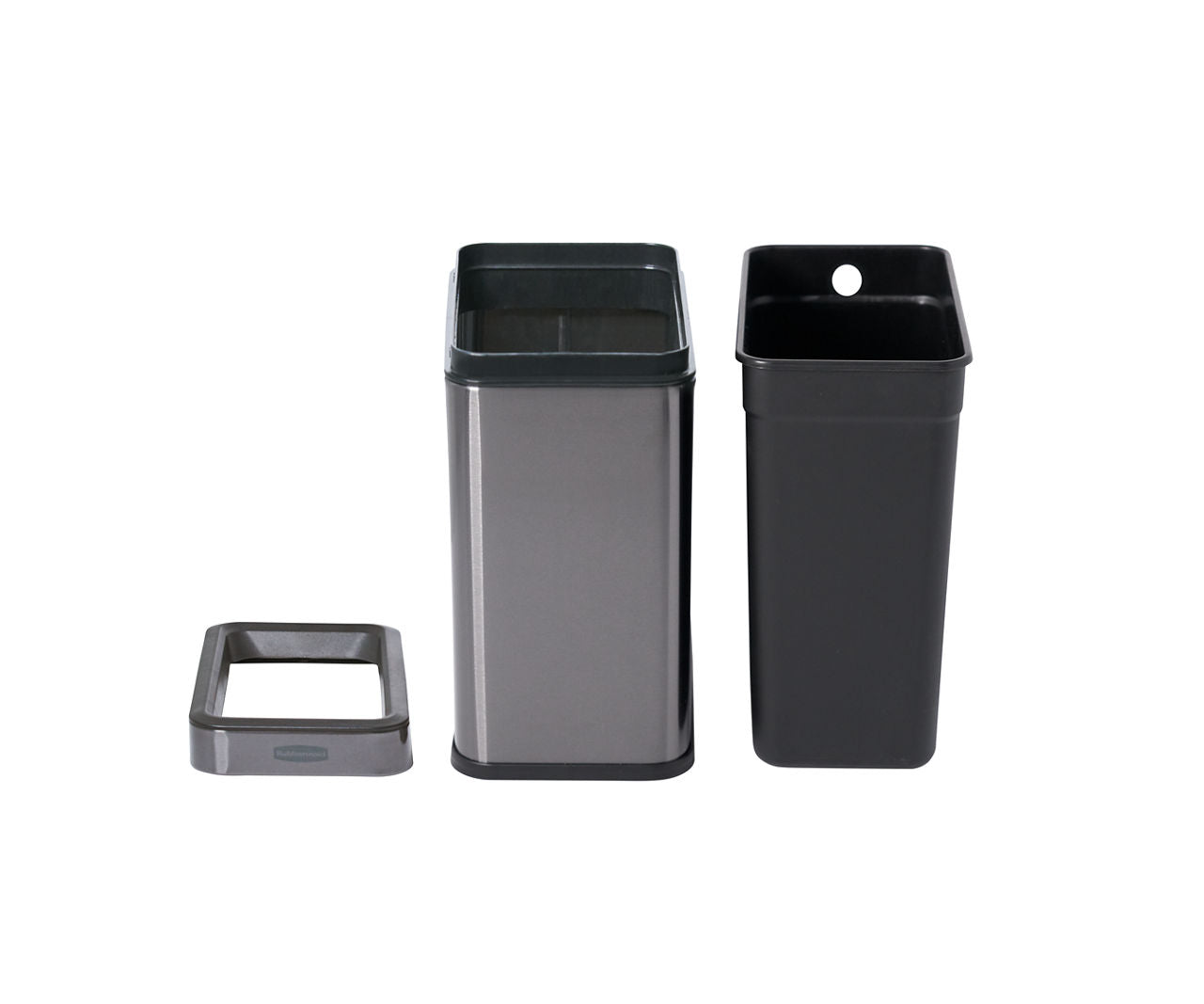 Stainless Steel Open Top Trash Can - US 0610