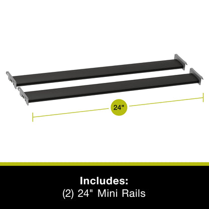 FastTrack 24 Inch Rail 2-Pack Set, Garage Organization - US 3382