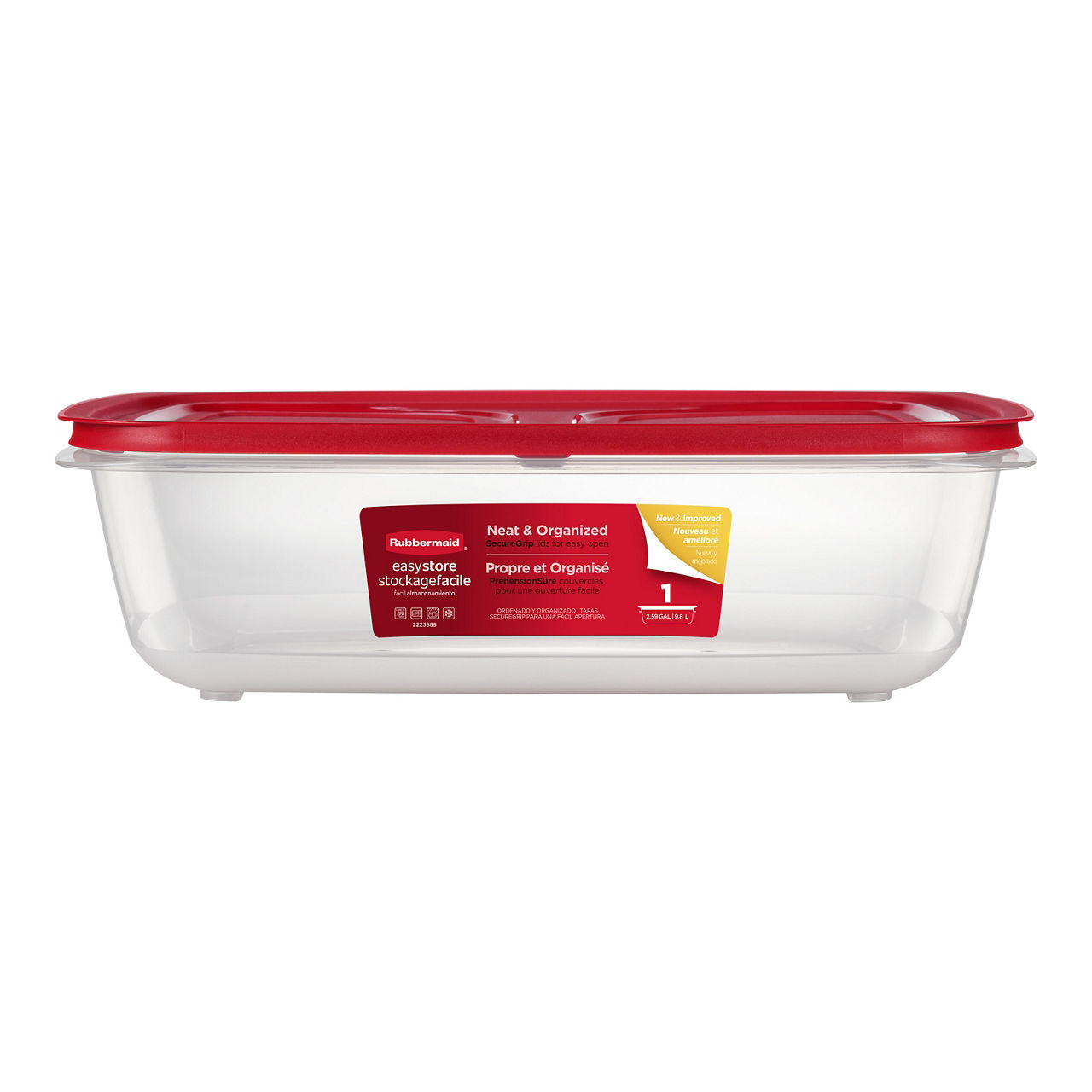EasyStore Food Storage Container, X-Large Rectangle - US 4582