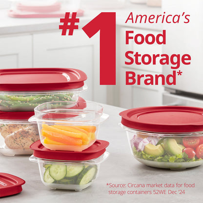 EasyStore Food Storage Containers, 3-pack Round - US 9187