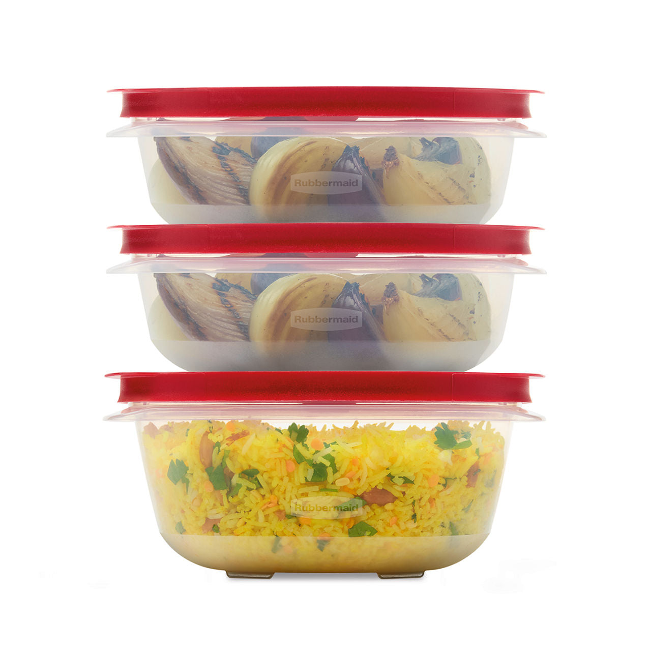 EasyStore Food Storage Containers, 3-pack Round - US 9187