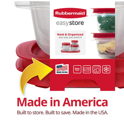 EasyStore Food Storage Containers, 2-pack Rectangle - US 2971