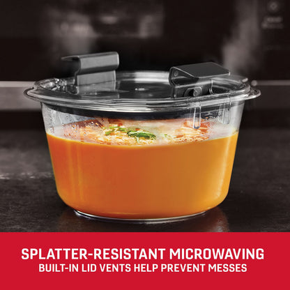 Rubbermaid Brilliance® Round Leak Proof Food Storage Containers, 6 Piece Set - US 0856